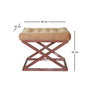 Atelier Del Sofa Puff Cobre, Amarillo, 50x42x40 cm